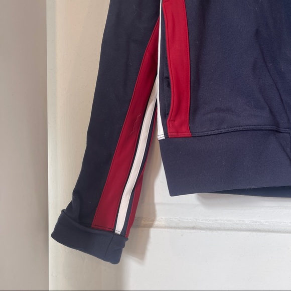 Lululemon navy, red & white stripe zip up - Picture 2 of 8